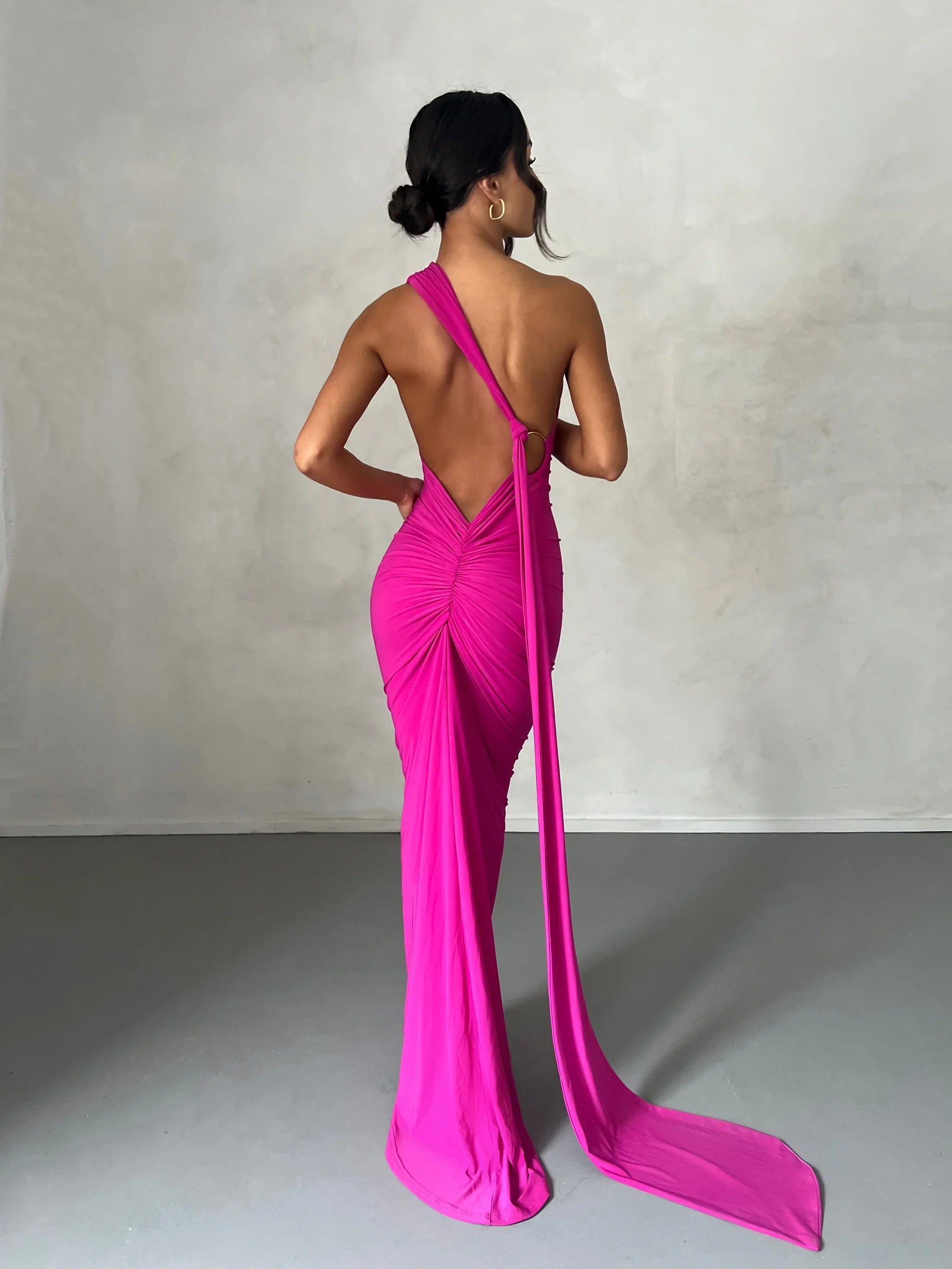 Arabella | Modern Sash Detail Maxi Dress