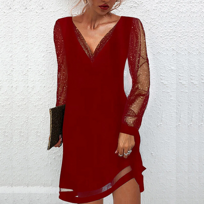 Lace Sleeve Dress | LouLou Couture