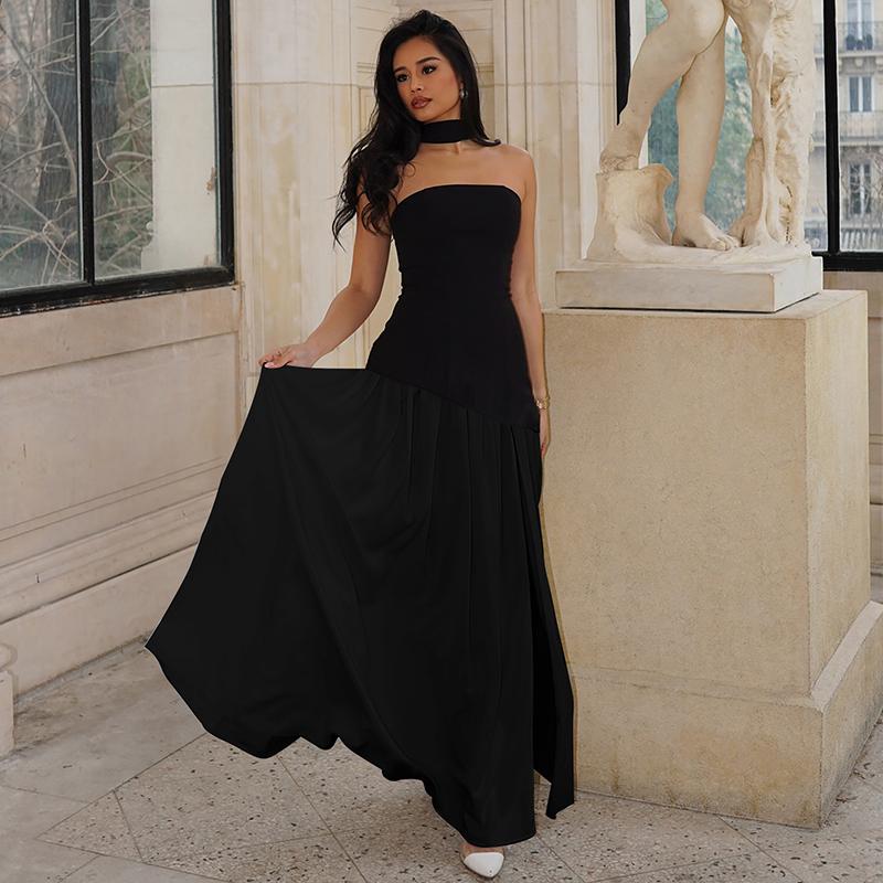 Elegant Sleeveless Bodycon Maxi Party Dress | LouLou Couture