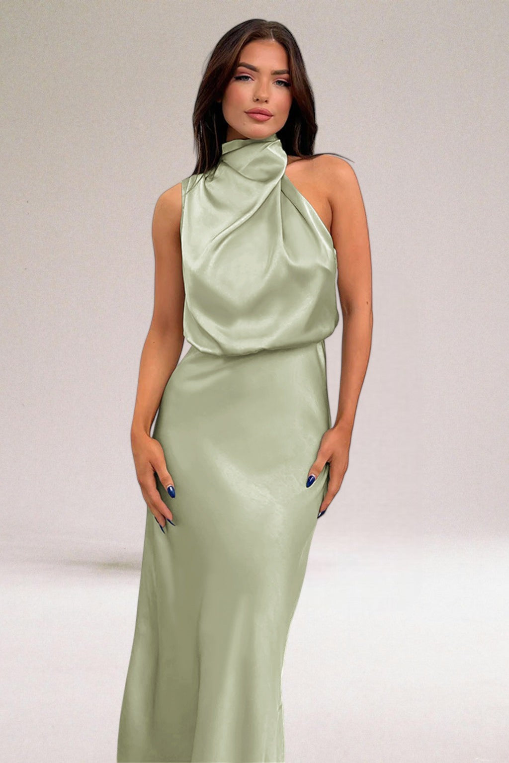 Elegant Satin Evening Dress | LouLou Couture