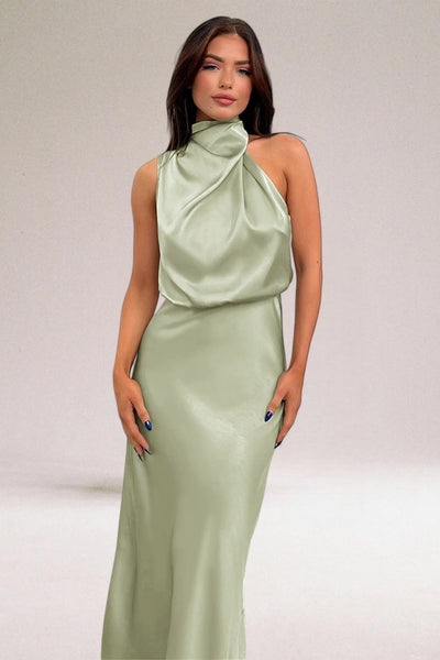Elegant Satin Evening Dress | LouLou Couture