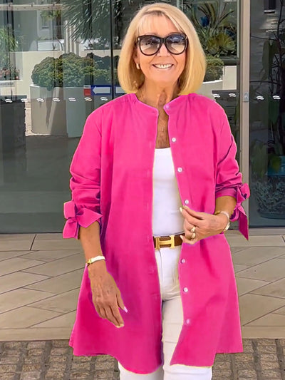 Classy Long Shirt Jacket | LouLou Couture