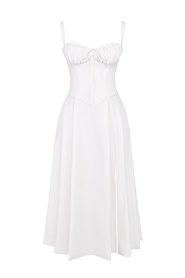 Carmen Croset Midi Dress | LouLou Couture