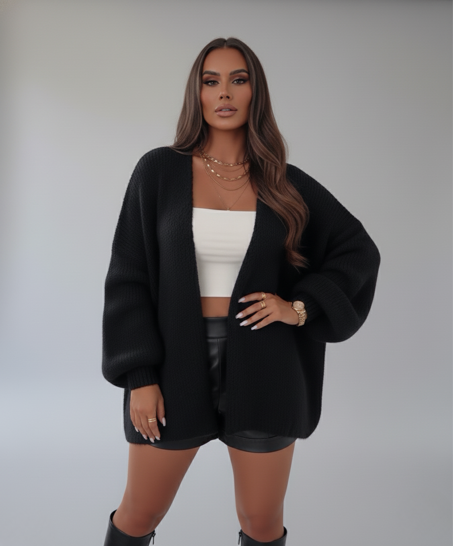 The Jet Black Cardigan | LouLou Couture
