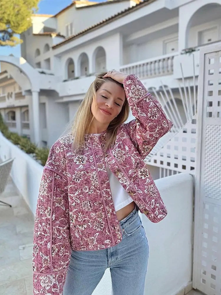 Trendy Printed Jacket | LouLou Couture