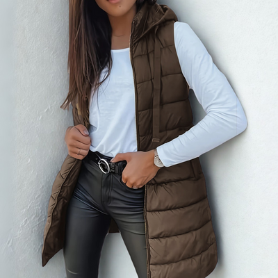 Casual Sleeveless Puffer Vest | LouLou Couture