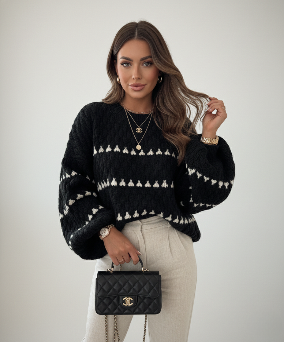 Black Jet Pullover | LouLou Couture