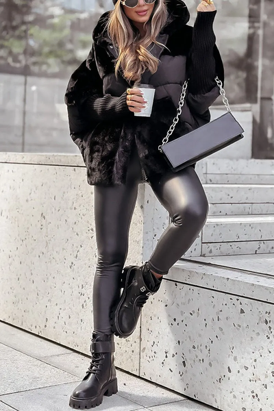 Plush Comfort Hooded Jacket | LouLou Couture