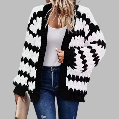 Casual Long Sleeve Drop Shoulder Cardigan | LouLou Couture