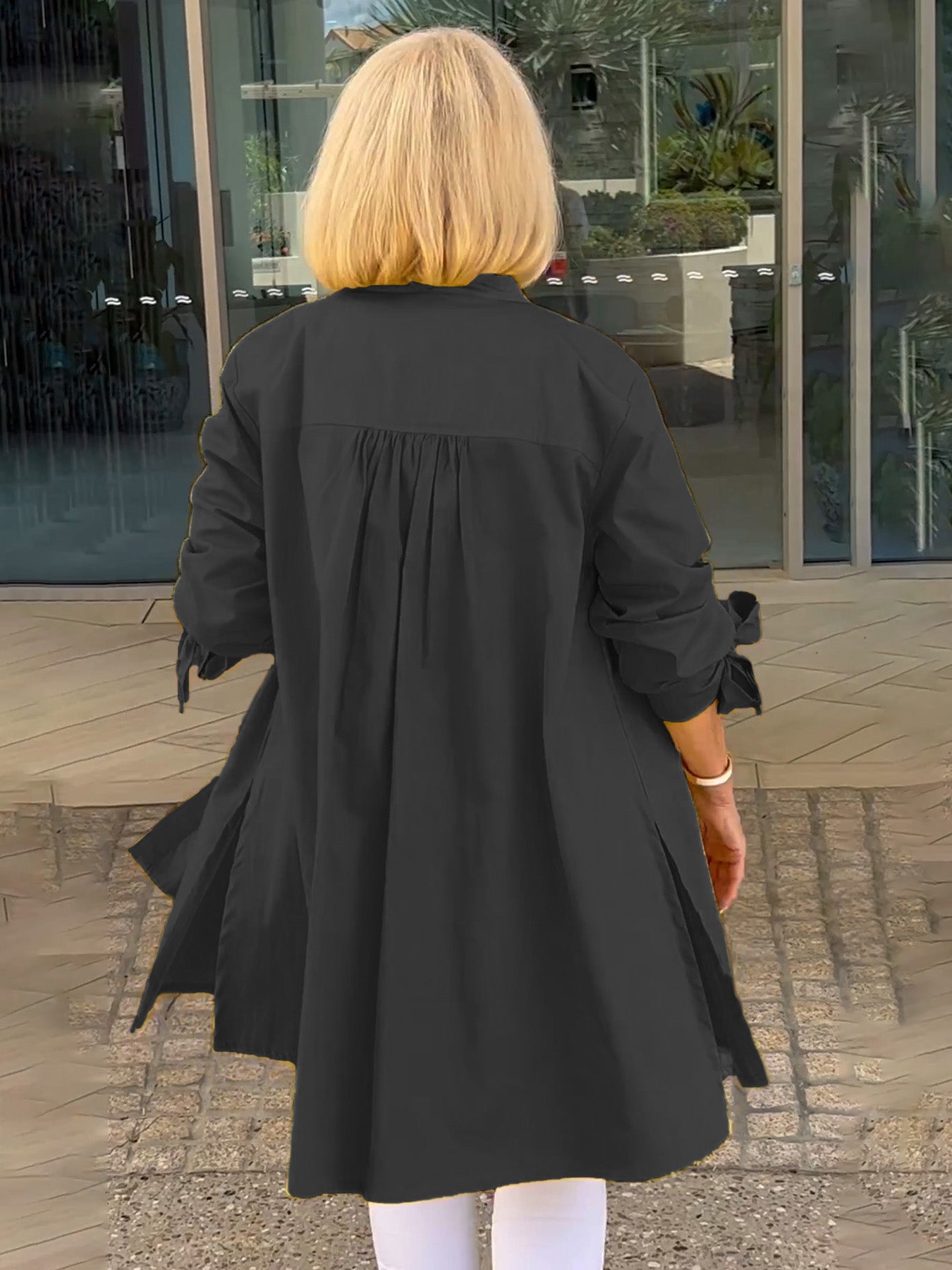 Classy Long Shirt Jacket | LouLou Couture