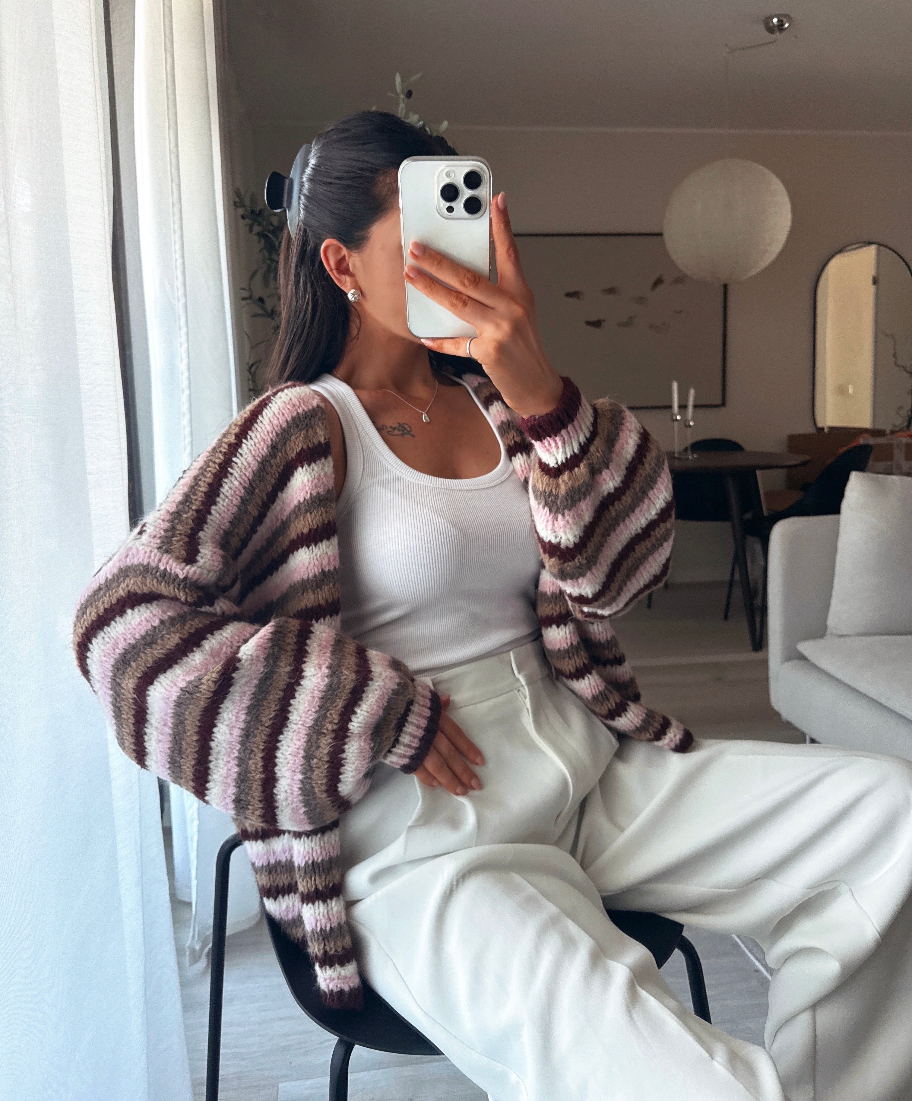 Three-Tone Cardigan | LouLou Couture