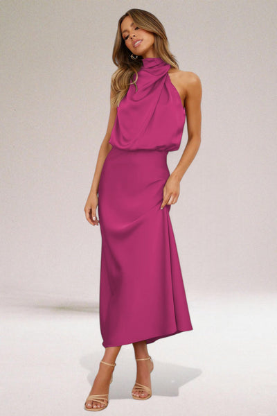 Elegant Satin Evening Dress | LouLou Couture