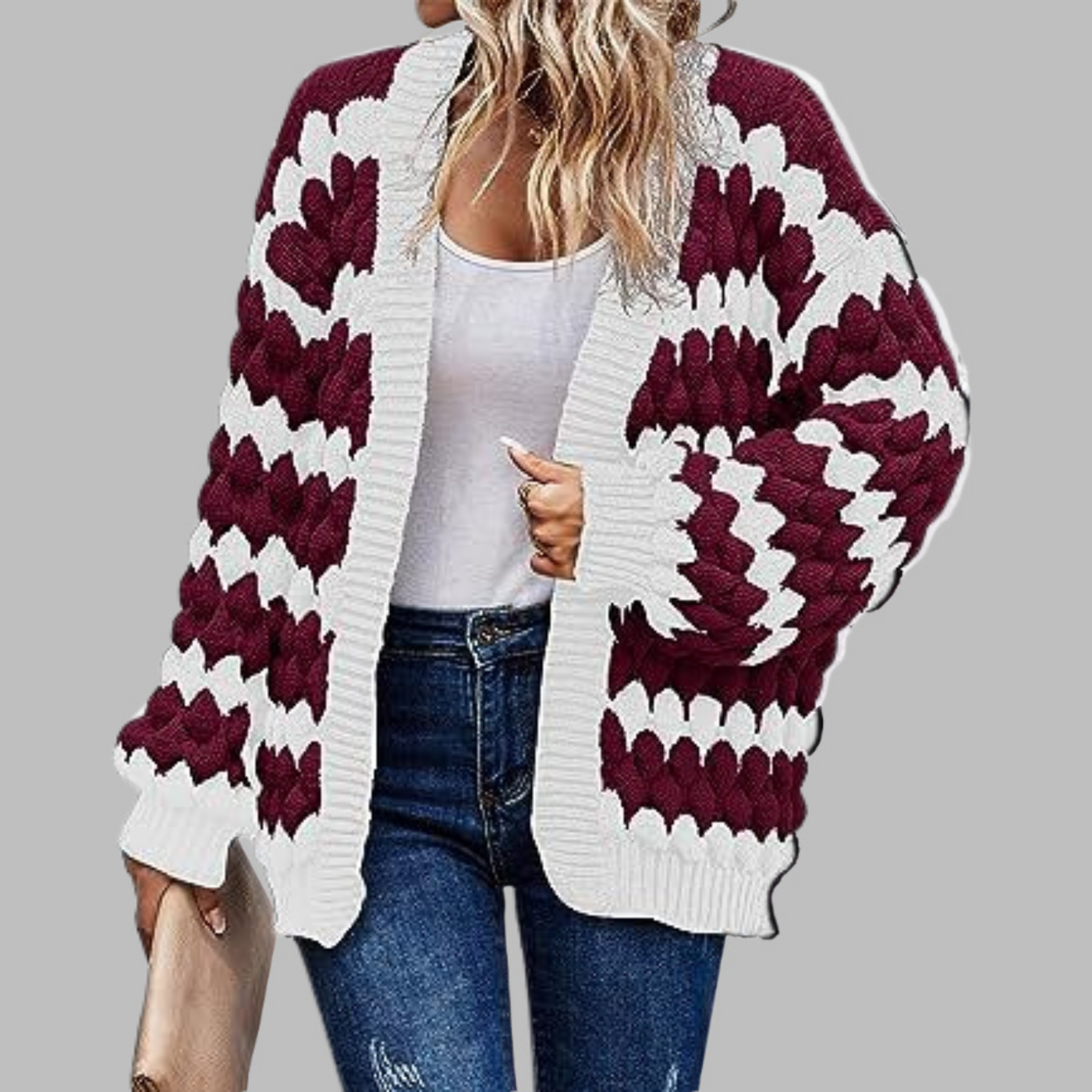 Casual Long Sleeve Drop Shoulder Cardigan | LouLou Couture