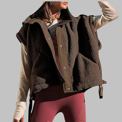 Comfy Warm Fleece Sleeveless Vest | LouLou Couture