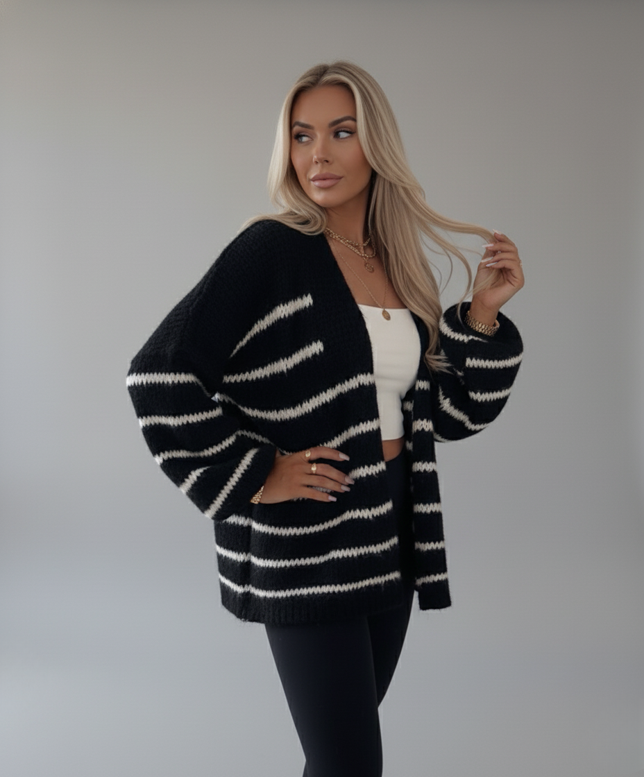 Pinstripe Cardigan | LouLou Couture