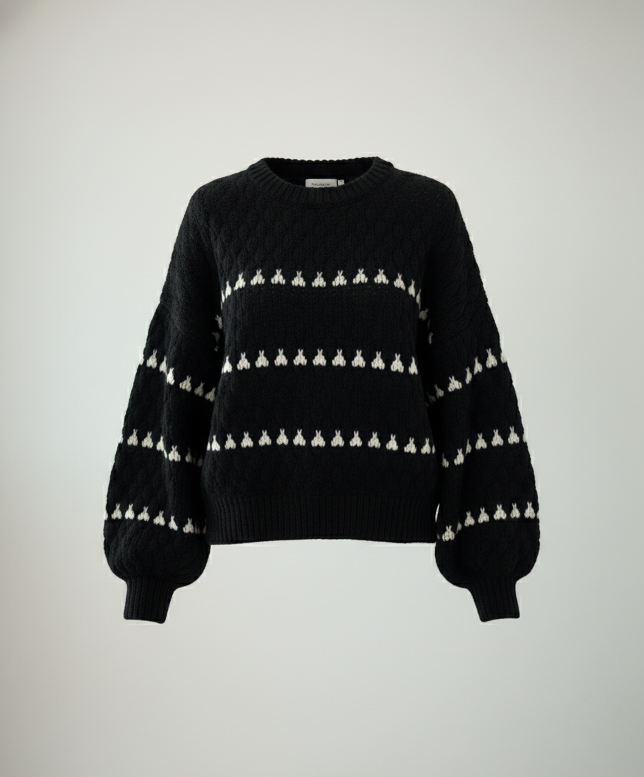 Black Jet Pullover | LouLou Couture