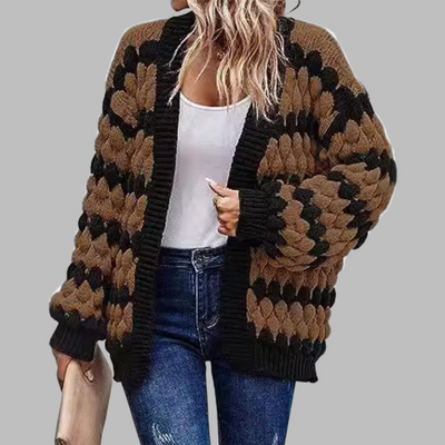 Casual Long Sleeve Drop Shoulder Cardigan | LouLou Couture