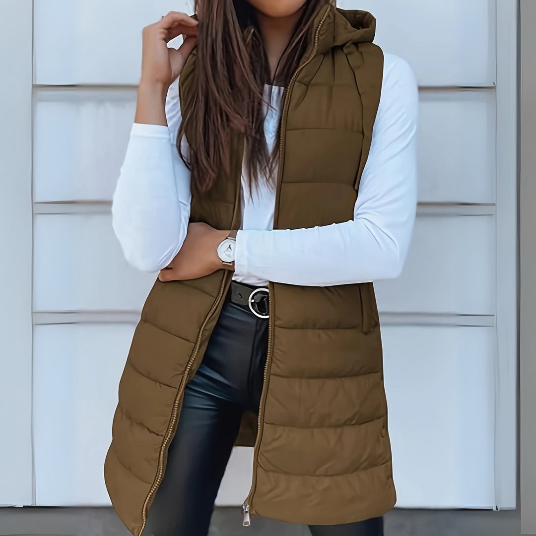 Casual Sleeveless Puffer Vest | LouLou Couture