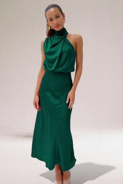 Elegant Satin Evening Dress | LouLou Couture