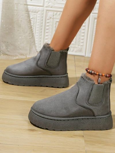 High-Top Warm Thick Sole Snow Boots for Women | LouLou Couture
