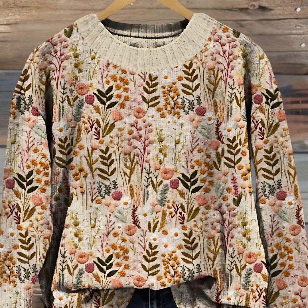 Nova Comfortable Floral Sweater | LouLou Couture