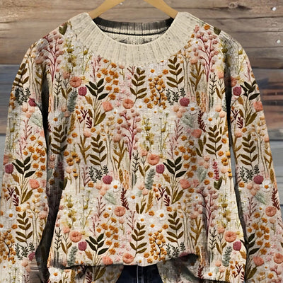 Nova Comfortable Floral Sweater | LouLou Couture