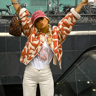 Trendy Printed Jacket | LouLou Couture