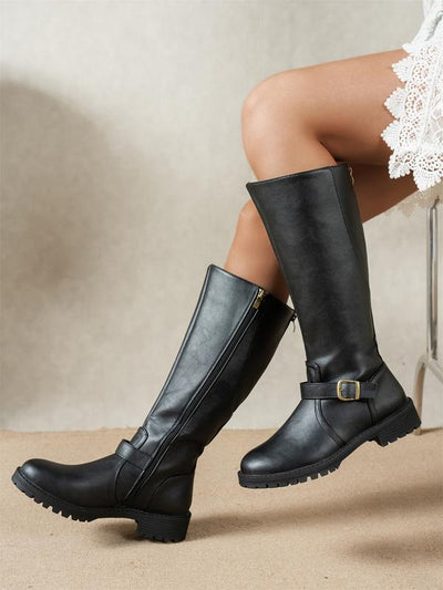 Comfortable Low Heel Boots, Perfect for Casual and Daily Wear | LouLou Couture