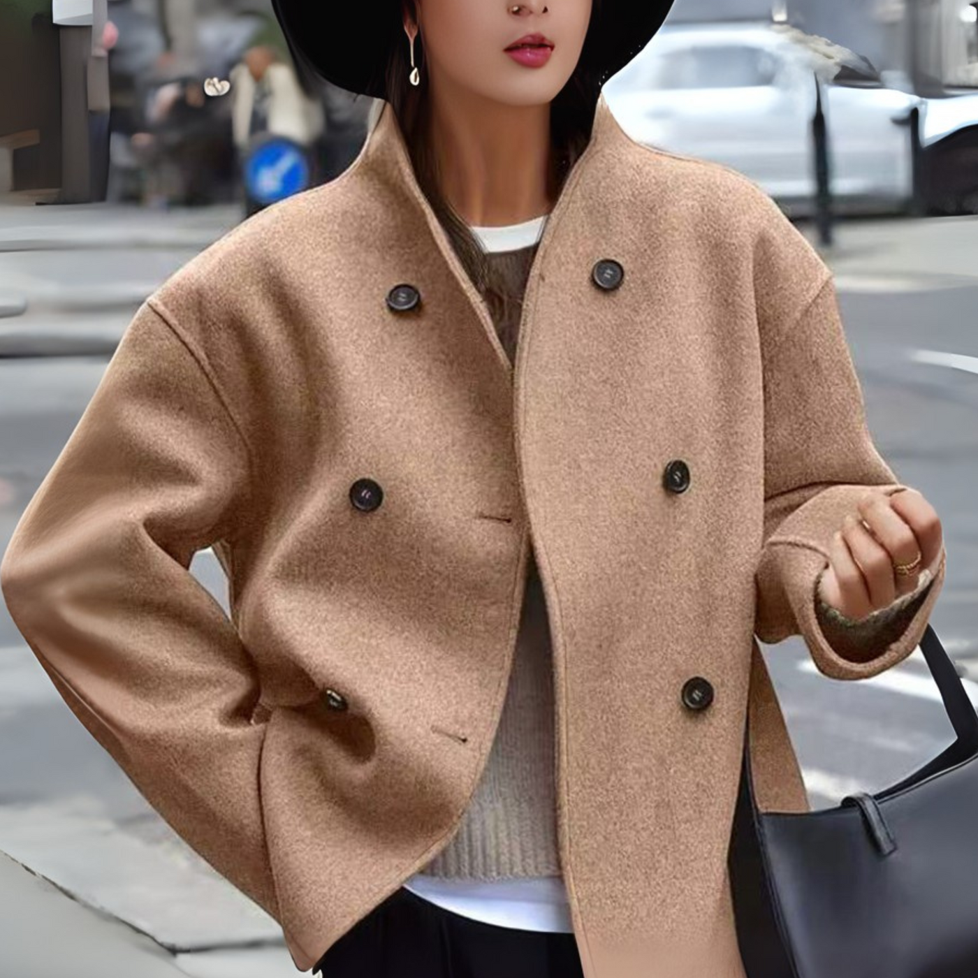 Cozy Long Sleeve Coat | LouLou Couture