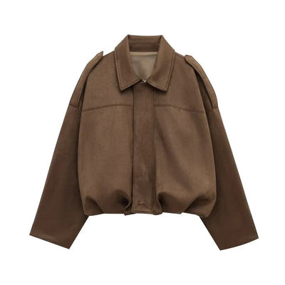 Suède Bomber Jacket | LouLou Couture