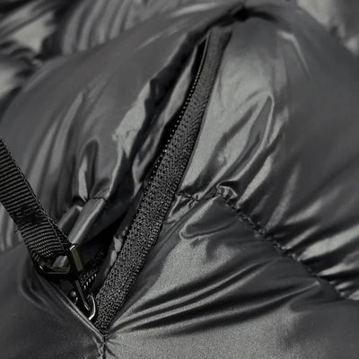 Long Quilted Winter Jacket With Hood and Zip | LouLou Couture