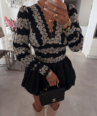 Black Cotton Skirt | LouLou Couture