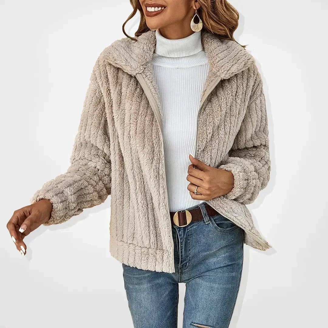 Stylish Sherpa Jacket | LouLou Couture