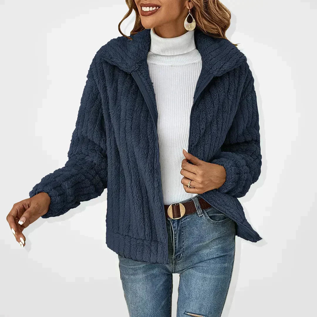 Stylish Sherpa Jacket | LouLou Couture