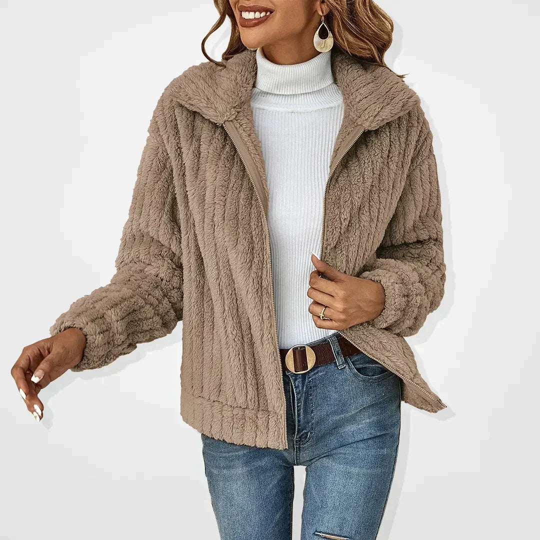 Stylish Sherpa Jacket | LouLou Couture