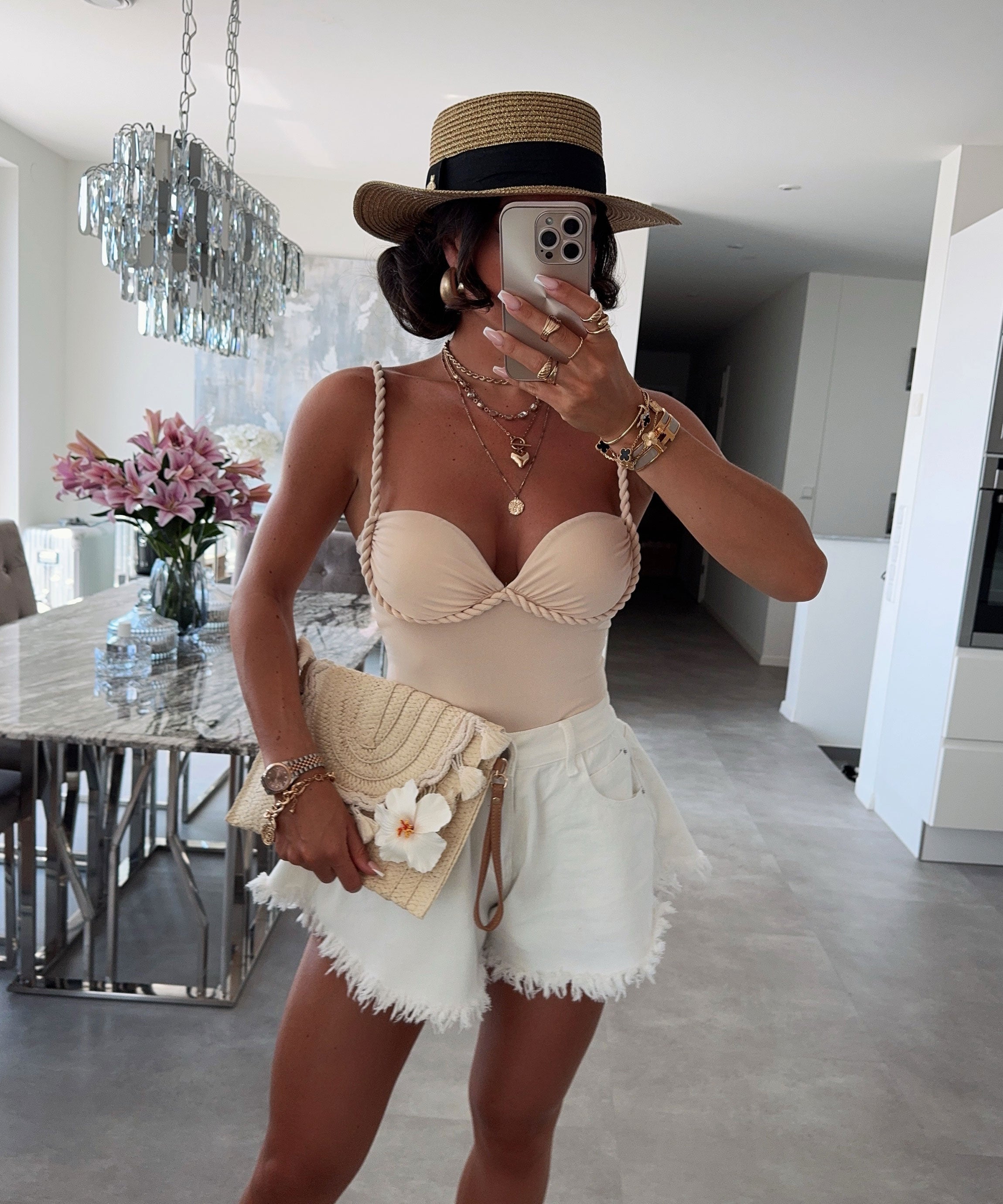 White Essentials Shorts | LouLou Couture