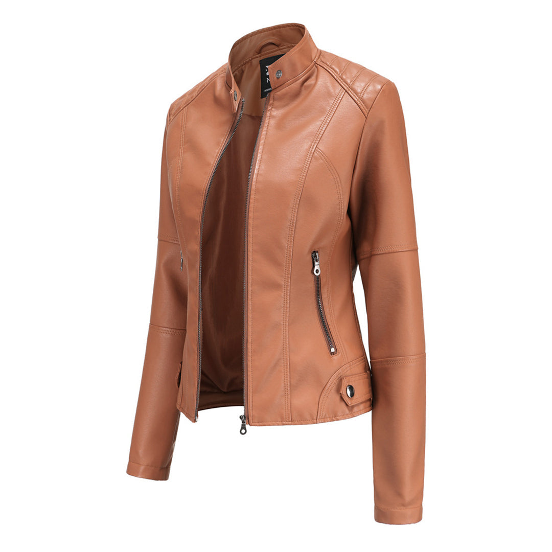 Sleek Zip-Up Jacket | LouLou Couture