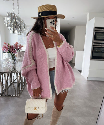 Pastel Pink Cardigan | LouLou Couture