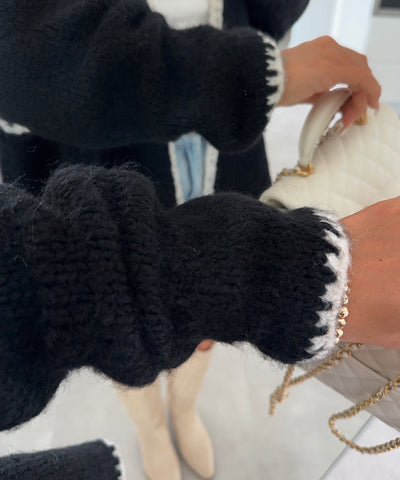 The Contrast Cardigan | LouLou Couture