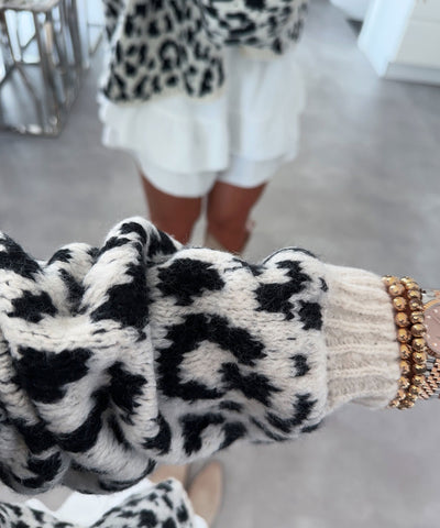 Abstract Spot Cardigan | LouLou Couture