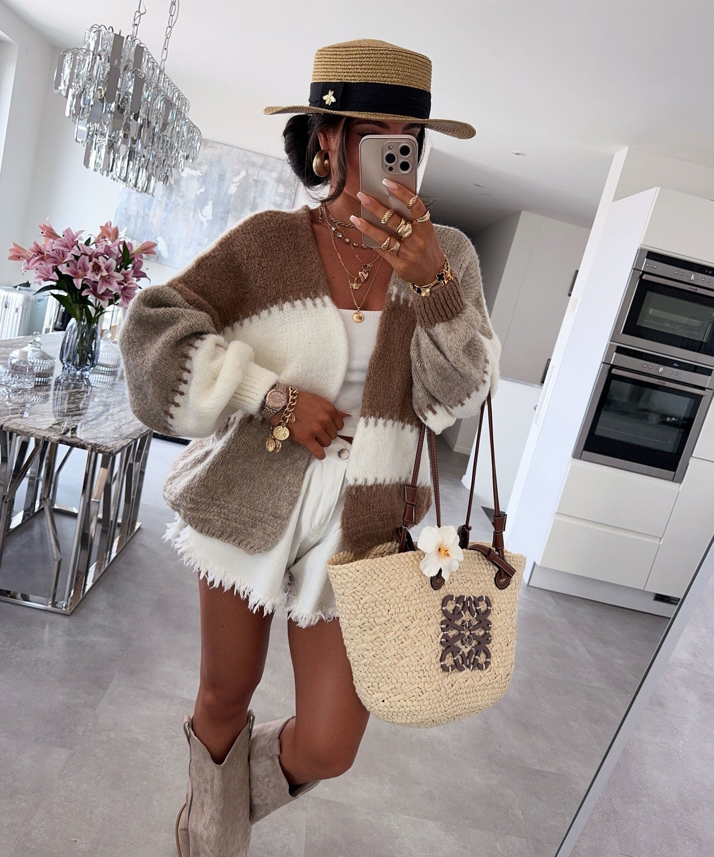 CARDIGAN MILU BEIGE | LouLou Couture