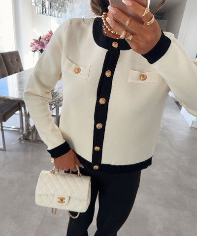 Two-Tone Cardigan | LouLou Couture