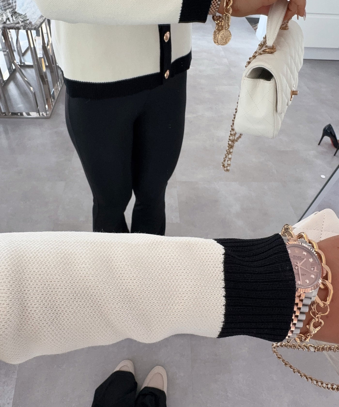 Two-Tone Cardigan | LouLou Couture