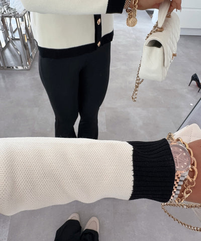 Two-Tone Cardigan | LouLou Couture