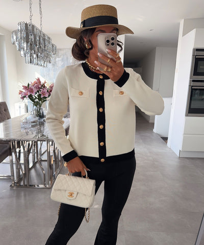 Two-Tone Cardigan | LouLou Couture