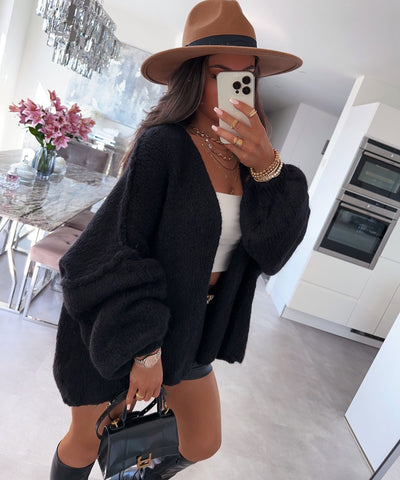 The Jet Black Cardigan | LouLou Couture