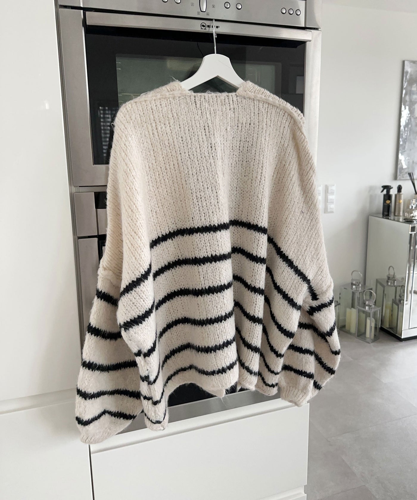 Linear Stripe Cardigan | LouLou Couture