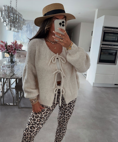 Tie-Front Cardigan | LouLou Couture