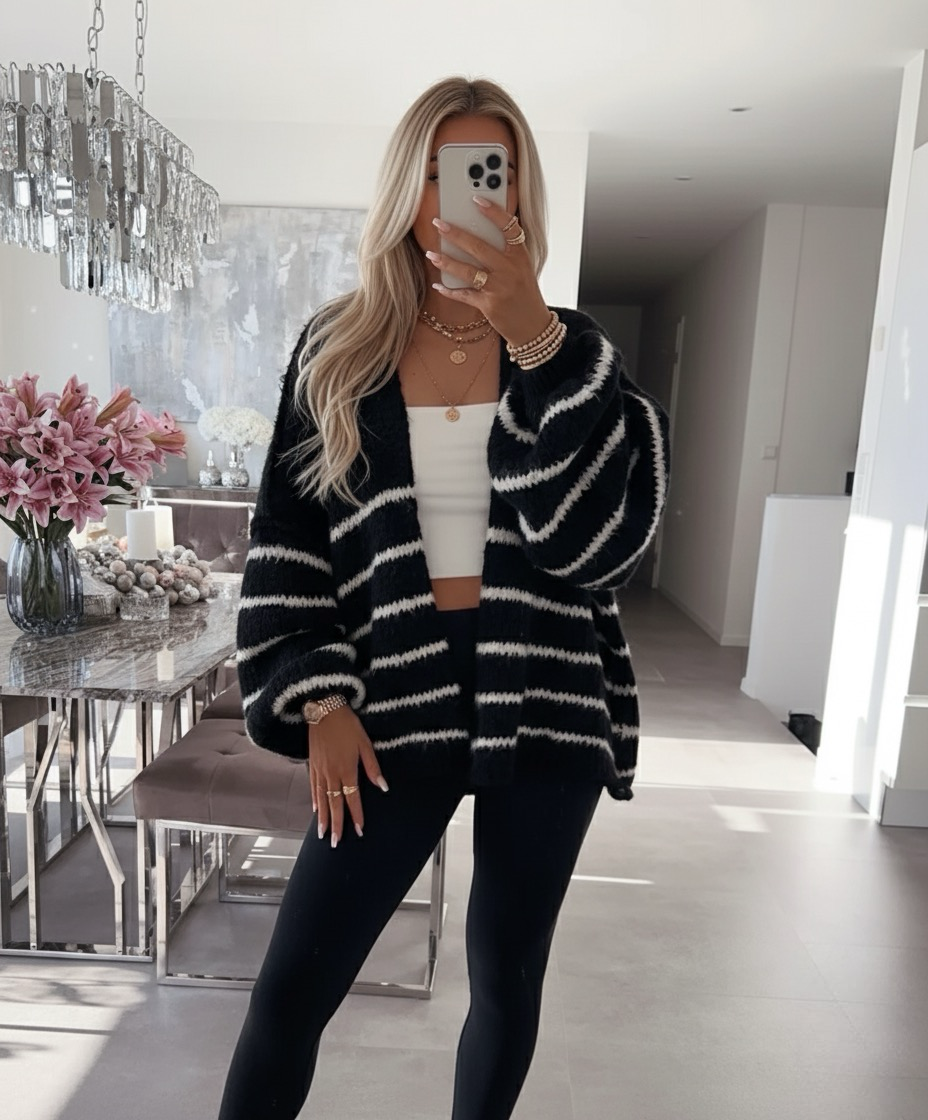 Pinstripe Cardigan | LouLou Couture