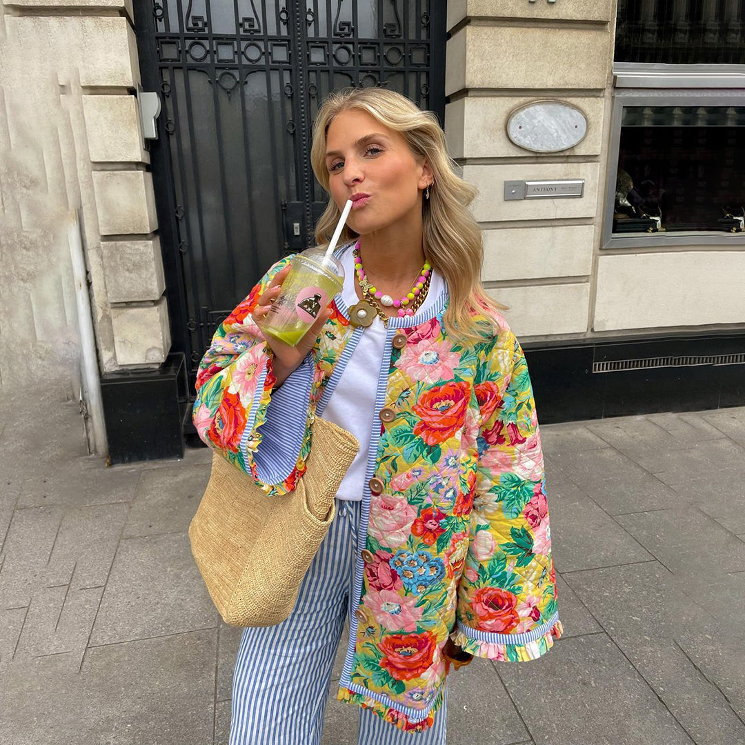 Trendy Printed Jacket | LouLou Couture